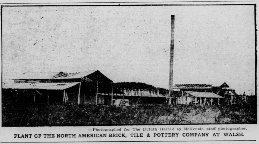 North American Brick, Tile and Pottery Company area.