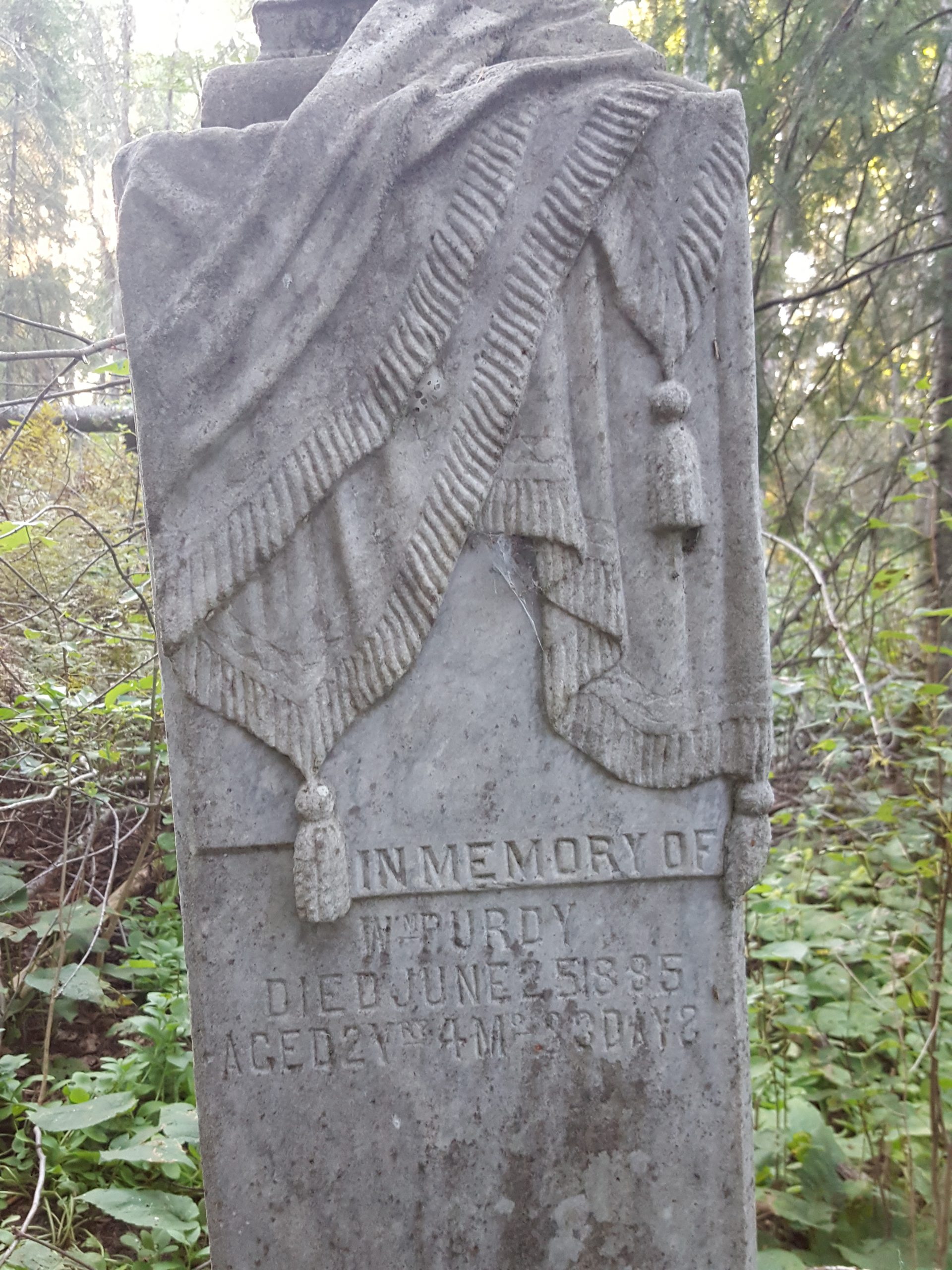 Wm. Purdy - Old Tower Cemetery